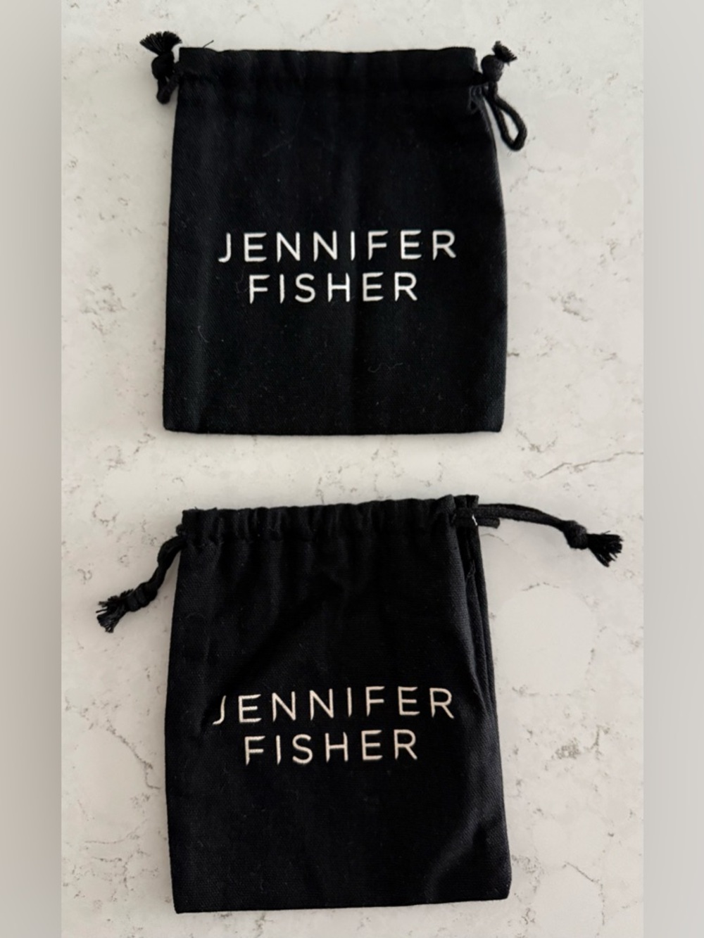 Jennifer Fisher cloth pouches (2)